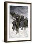 Winter Retreat of Napoleon and the French Army from Moscow in 1812-null-Framed Giclee Print