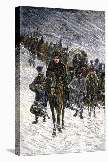 Winter Retreat of Napoleon and the French Army from Moscow in 1812-null-Stretched Canvas