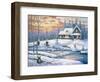 Winter Retreat-John Zaccheo-Framed Giclee Print