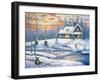 Winter Retreat-John Zaccheo-Framed Giclee Print