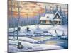 Winter Retreat-John Zaccheo-Mounted Giclee Print