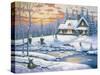 Winter Retreat-John Zaccheo-Stretched Canvas