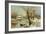 Winter River Landscape, 1897-Juli Julievich Klever-Framed Giclee Print