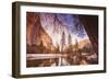 Winter Riverside Scene, Yosemite Valley-null-Framed Photographic Print