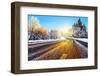 Winter Road in Winter-stefanholm-Framed Photographic Print