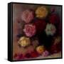 Winter Roses, 2018-Lee Campbell-Framed Stretched Canvas