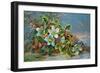 Winter Roses in a Landscape-Albert Williams-Framed Giclee Print