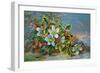 Winter Roses in a Landscape-Albert Williams-Framed Giclee Print
