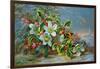 Winter Roses in a Landscape-Albert Williams-Framed Giclee Print