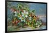 Winter Roses in a Landscape-Albert Williams-Framed Giclee Print