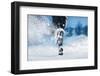 Winter Running Woman-HalfPoint-Framed Photographic Print