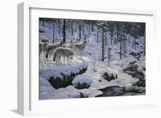 Winter's Cry-Jeff Tift-Framed Giclee Print