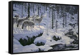 Winter's Cry-Jeff Tift-Framed Stretched Canvas