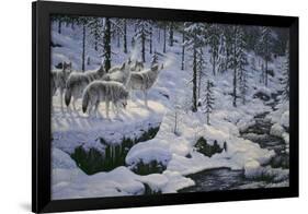 Winter's Cry-Jeff Tift-Framed Giclee Print