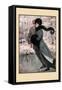 Winter's Date-Clarence F. Underwood-Framed Stretched Canvas