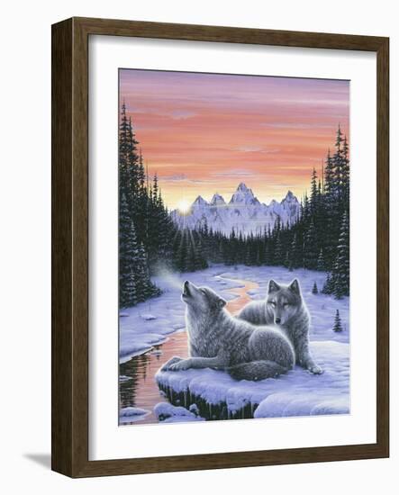 Winter's Dawn-Jeff Tift-Framed Giclee Print