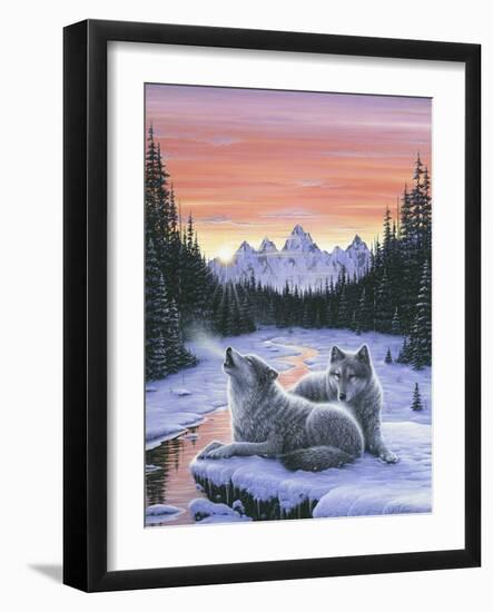 Winter's Dawn-Jeff Tift-Framed Giclee Print