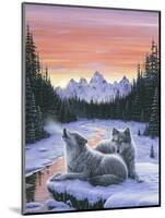 Winter's Dawn-Jeff Tift-Mounted Giclee Print