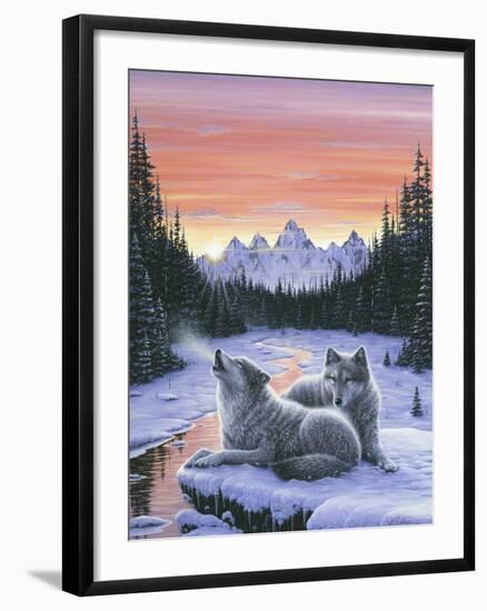 Winter's Dawn-Jeff Tift-Framed Giclee Print