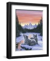 Winter's Dawn-Jeff Tift-Framed Premium Giclee Print