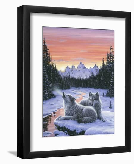 Winter's Dawn-Jeff Tift-Framed Premium Giclee Print