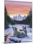 Winter's Dawn-Jeff Tift-Mounted Giclee Print