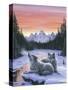 Winter's Dawn-Jeff Tift-Stretched Canvas