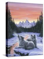 Winter's Dawn-Jeff Tift-Stretched Canvas