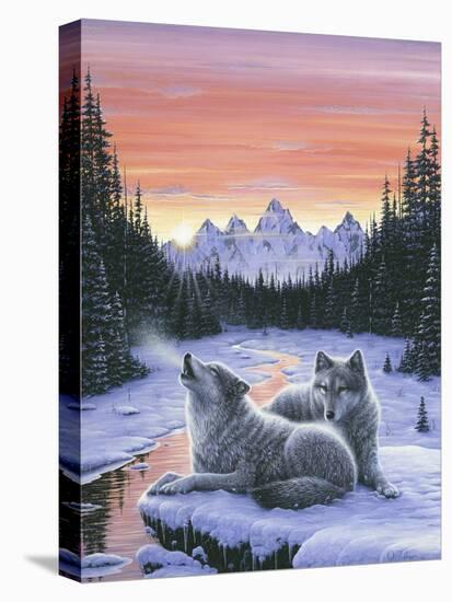 Winter's Dawn-Jeff Tift-Stretched Canvas