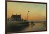 Winter's Day, Sunset-Lodewijk Kleyn-Framed Giclee Print