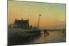 Winter's Day, Sunset-Lodewijk Kleyn-Mounted Giclee Print