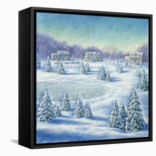 Winter's Day-Edgar Jerins-Framed Stretched Canvas