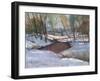Winter's Last Impression-Stephen Calcasola-Framed Art Print