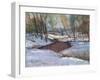 Winter's Last Impression-Stephen Calcasola-Framed Art Print