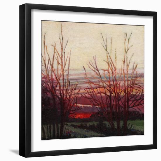 Winter's Light, 2012-Helen White-Framed Giclee Print