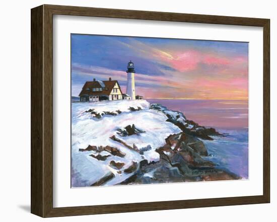 Winter's Light-Gregory Gorham-Framed Art Print