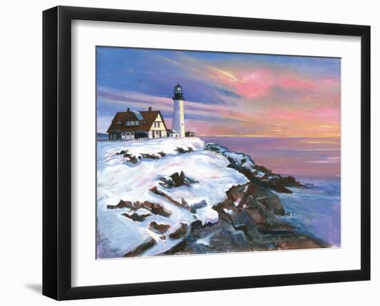 Winter's Light-Gregory Gorham-Framed Art Print