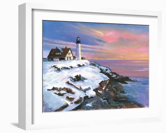 Winter's Light-Gregory Gorham-Framed Art Print