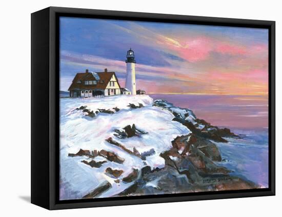 Winter's Light-Gregory Gorham-Framed Stretched Canvas