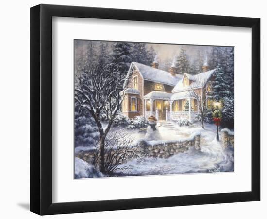 Winter's Welcome-Nicky Boehme-Framed Premium Giclee Print