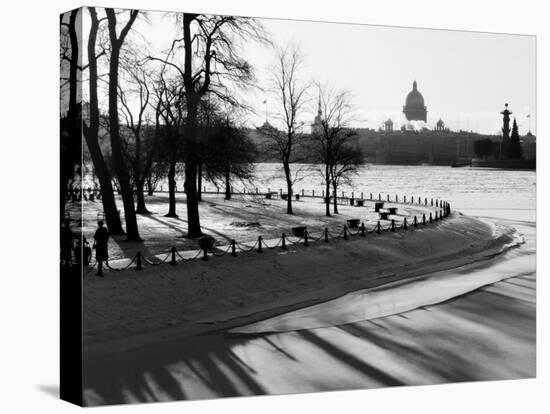 Winter, Saint Petersburg, Russia-Nadia Isakova-Stretched Canvas