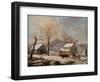 Winter Scene, 1830-60-George Henry Durrie-Framed Giclee Print