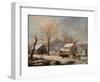 Winter Scene, 1830-60-George Henry Durrie-Framed Giclee Print