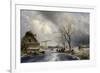 Winter Scene, 1846-Johan-Barthold Jongkind-Framed Giclee Print