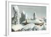 Winter Scene at Wilson's Peak-null-Framed Art Print