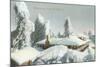 Winter Scene at Wilson's Peak-null-Mounted Art Print