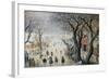 Winter Scene, c.1610-Hendrik Avercamp-Framed Giclee Print