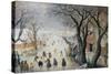 Winter Scene, c.1610-Hendrik Avercamp-Stretched Canvas