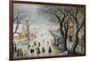 Winter Scene, c.1610-Hendrik Avercamp-Framed Giclee Print