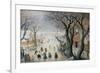 Winter Scene, c.1610-Hendrik Avercamp-Framed Giclee Print